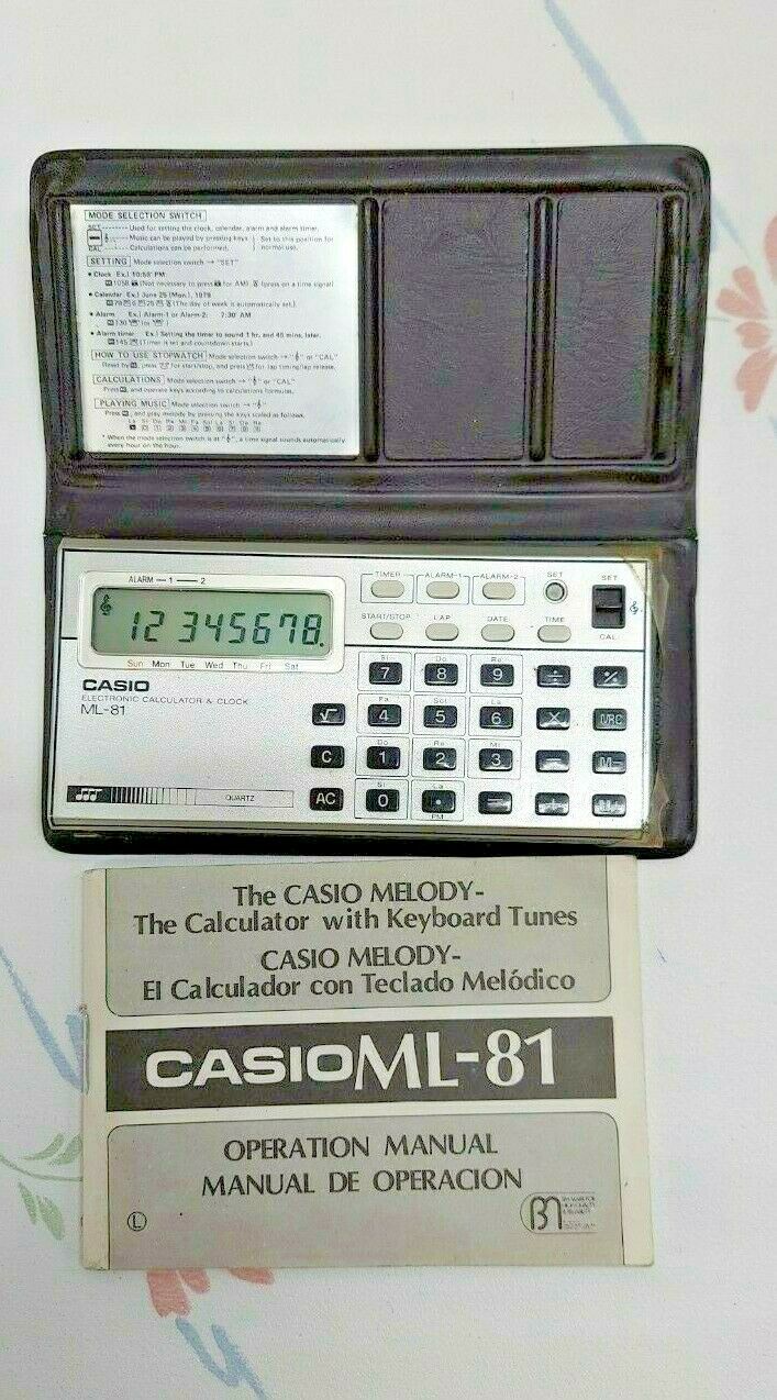 Casio Ml-81 Musical Calculator