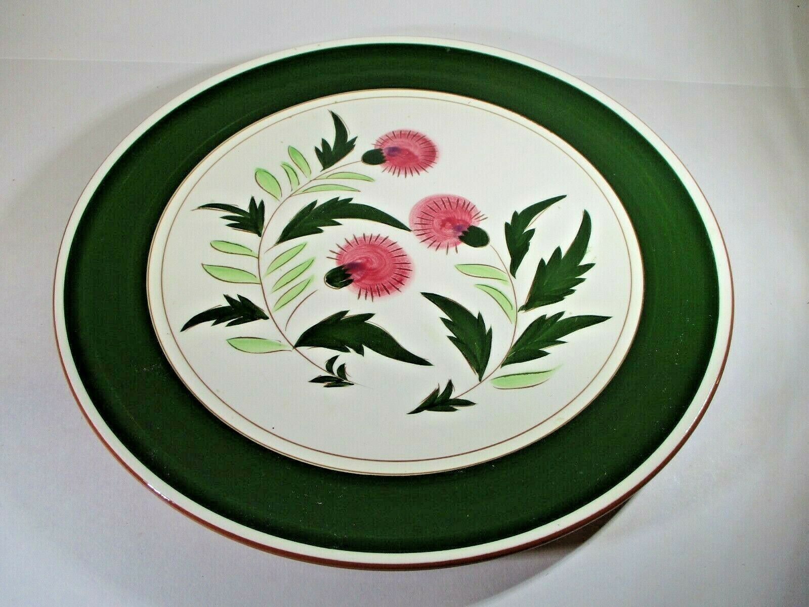 Stangl Pottery "thistle" Chop Plate 12 1/4-inch Usa Nj