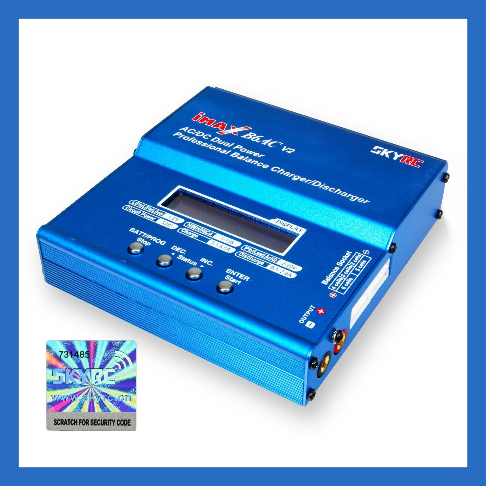 Authentic Skyrc Imax B6ac V2 Lipo Battery Balance Charger -authorized Us Dealer